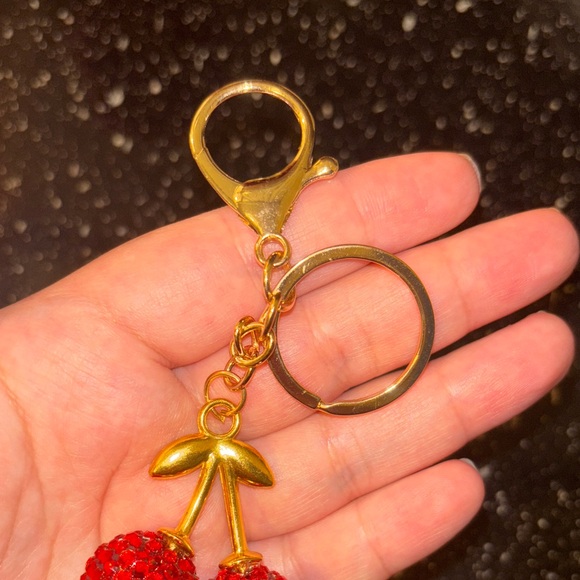 Cherry Keychain or Bag Charm - NWOT - Picture 3 of 3